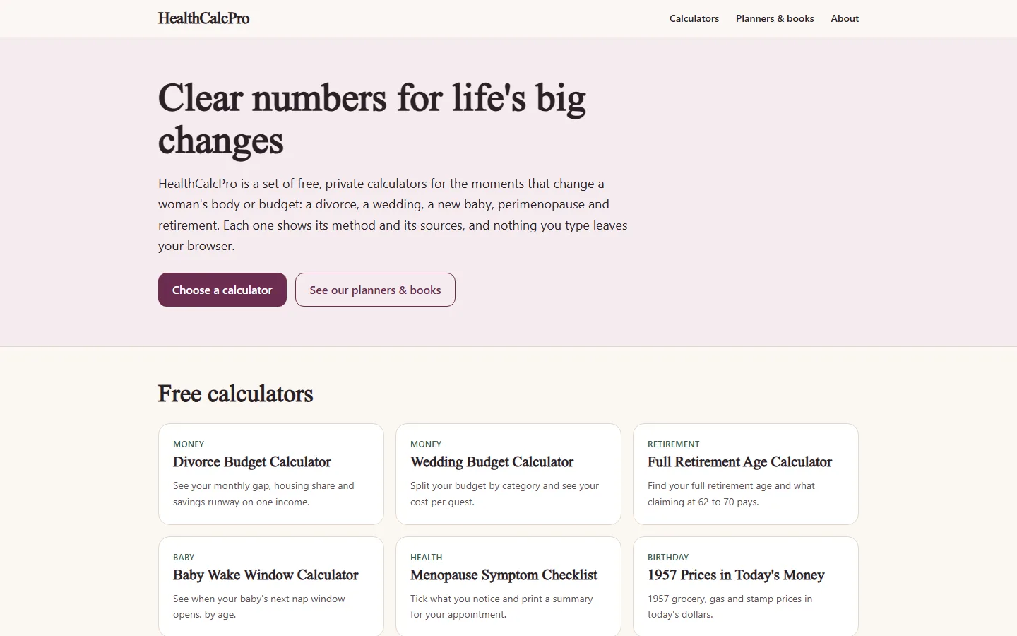 HealthCalcPro — YMYL Health Calculator Ecosystem — hero screenshot
