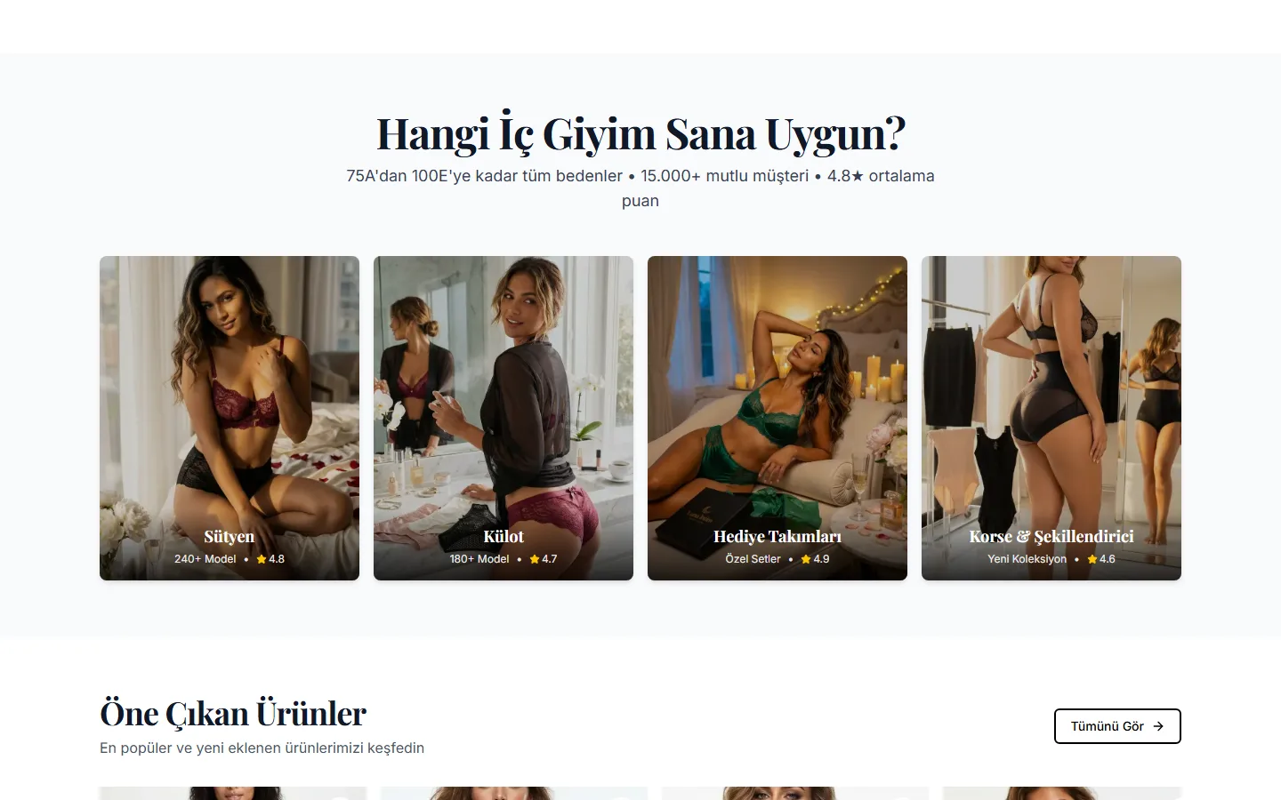 Luna Intim — منصة تجارة إلكترونية للملابس الداخلية الفاخرة — لقطة تفصيل 2