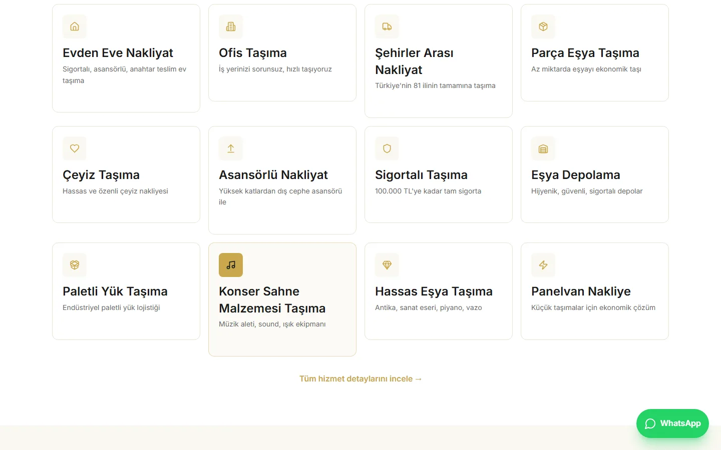 Şahtur Nakliye — Portal Logístico de Mudanzas Estambul + 20 Ciudades — captura de detalle 1