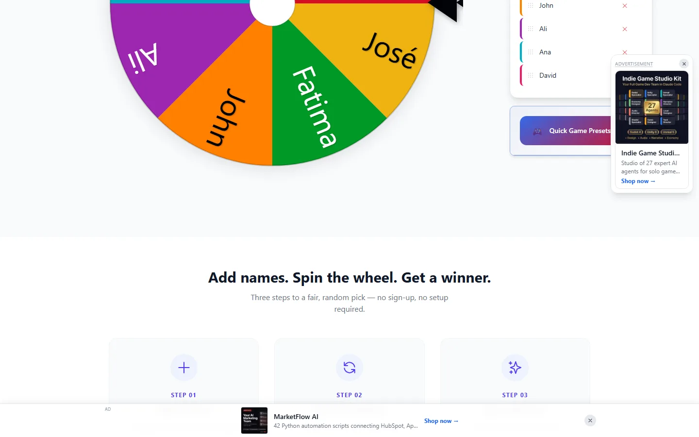 Wheelie Names — Generador AI de nombres de marca y juegos — captura de detalle 1