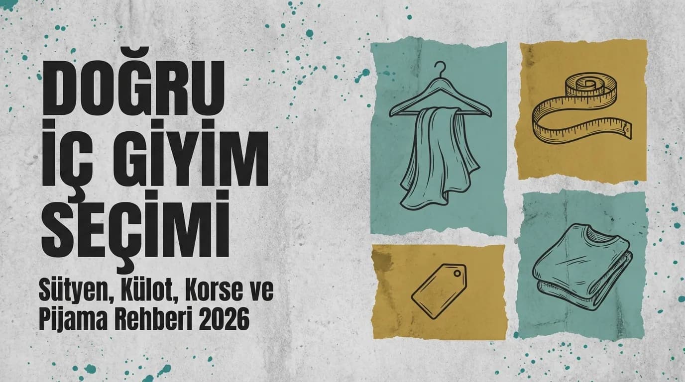 Doğru İç Giyim Seçimi: Sütyen, Külot, Korse ve Pijama Rehberi 2026
