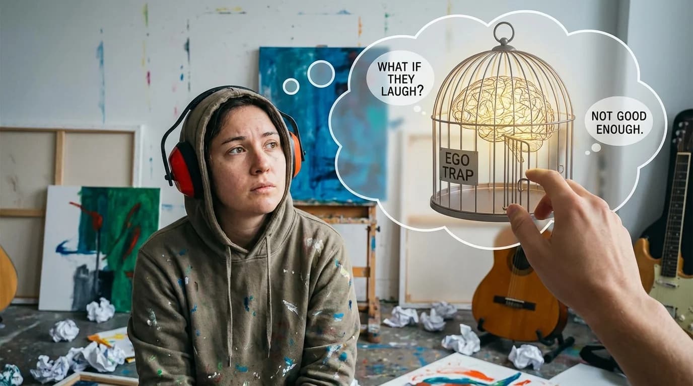 Fear of Looking Dumb in Creative Work: Escaping the Ego Trap