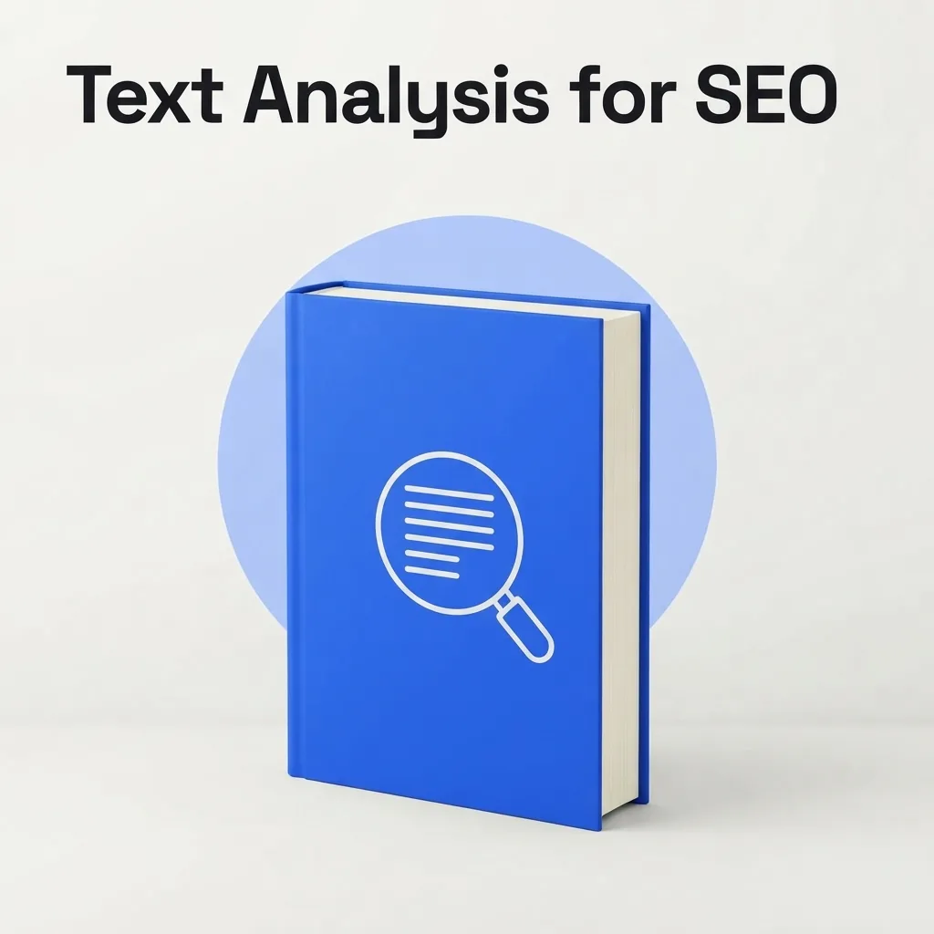 Text Analysis for SEO product cover
