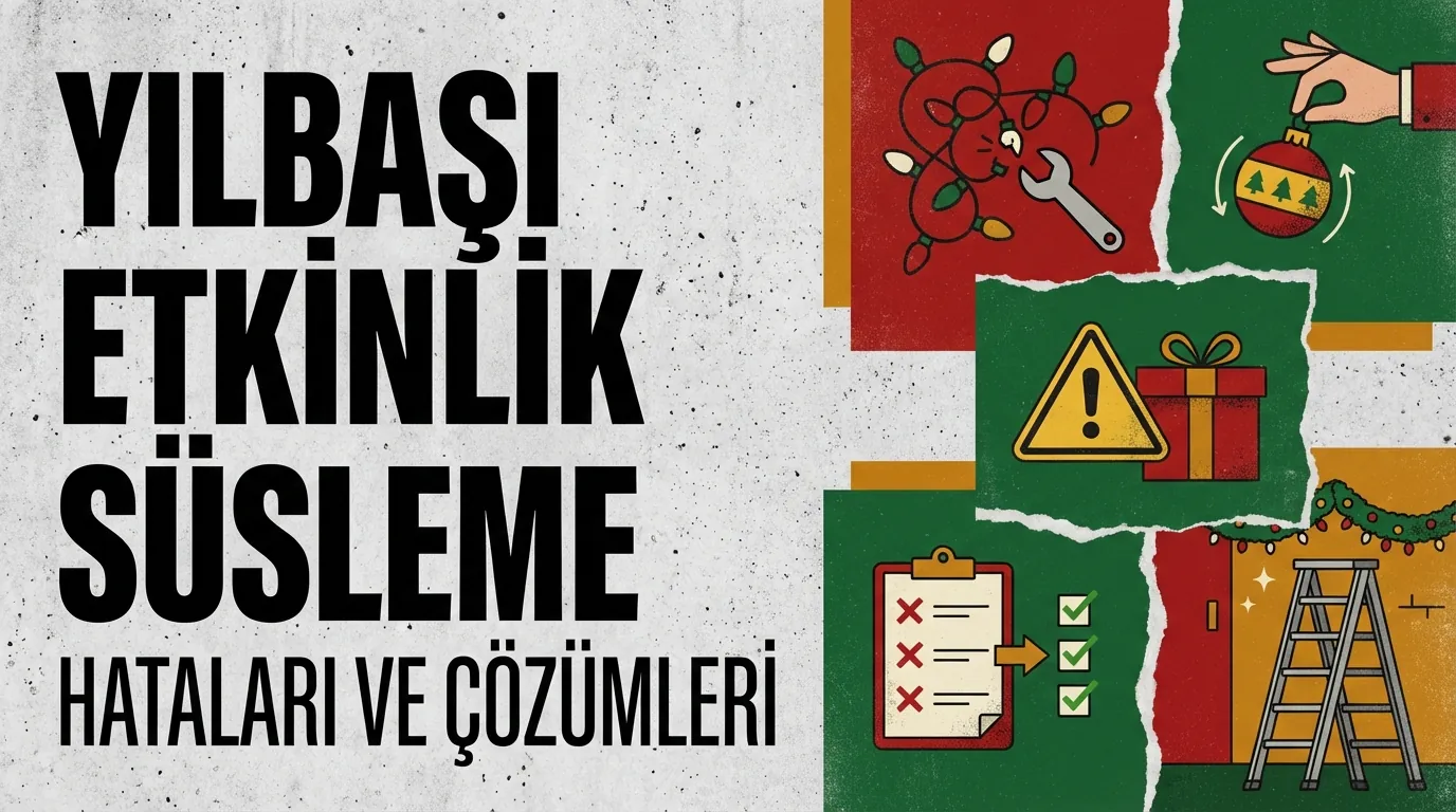 Yılbaşı Süslemesinde Yapılan 7 Hata ve Profesyonel Çözümleri