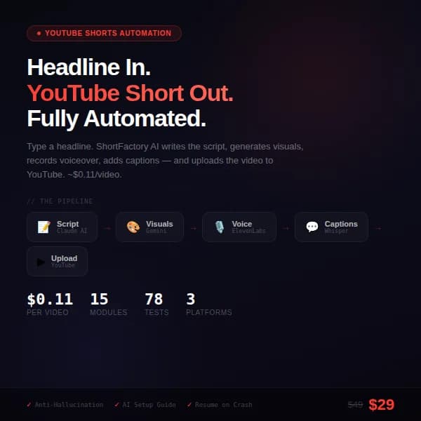 YouTube Shorts ve AI Otomasyonu ile Günlük Video Üretimi